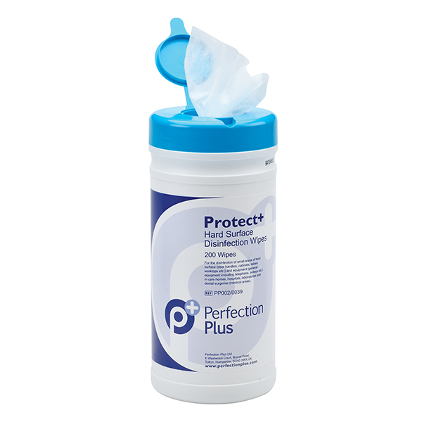Protect+ Hard Surface Disinfectant Wipes