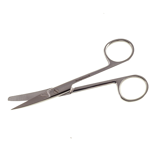 Dressing Scissor Sharp/Blunt 11cm (6") Curved - Satin Finish