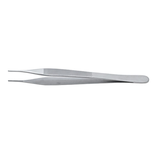 Adson Forceps (No Teeth) Serrated Tips 150mm VET