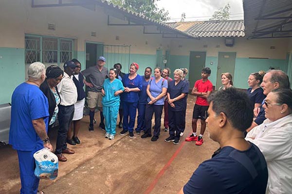 Dental Nurse Georgiana Vlad in Zimbabwe