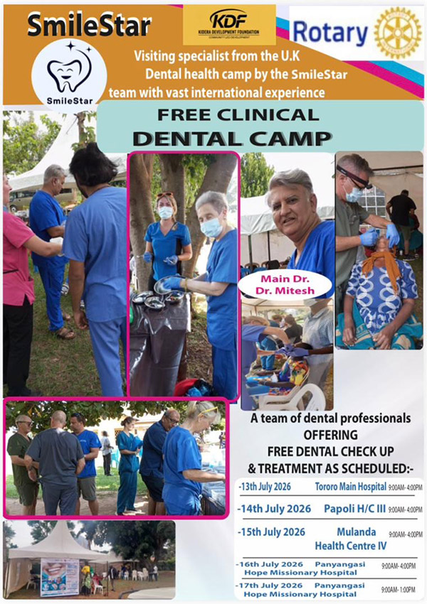 SmileStar Dental Camp Poster